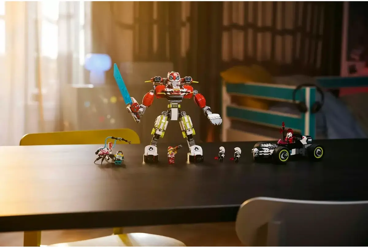 LEGO set 71497 Tiger Mech and Hot Rod Car Photo 10