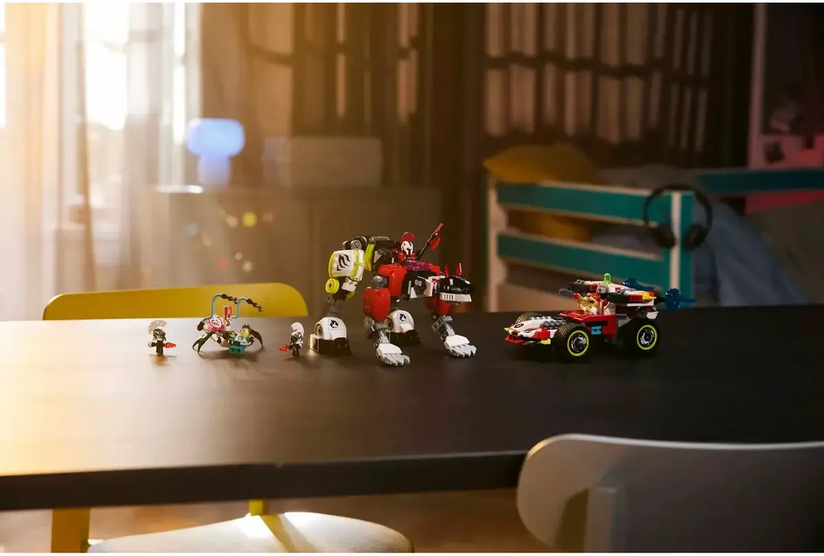 LEGO set 71497 Tiger Mech and Hot Rod Car Photo 11