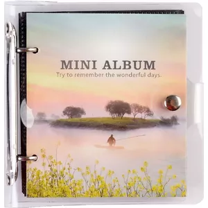 Photo album LoveInstant for Fujifilm INSTAX Mini prints, holds 100 sheets, compatible with Mini 11/9/8/7/90 - Lake design