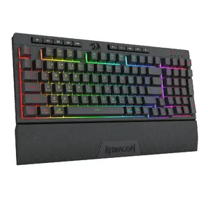 Keyboard REDRAGON K515-RGB SHIVA 98 USB Black Membrane Wired