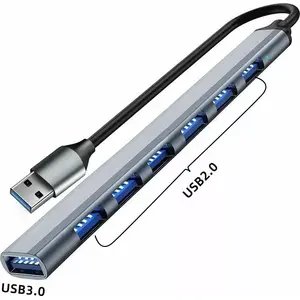 USB-хаб Bounn JL-CX06 — USB A на 6×USB 2.0 и USB 3.0