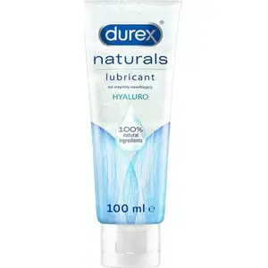 Гель-лубрикант Durex Naturals Hyaluro, интимный увлажняющий гель 100 мл