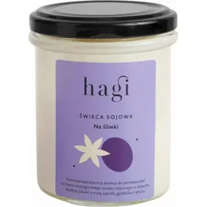 Sojas aromātiskā svece Hagi Świeca sojowa Na Śliwki 215 ml — Hagi 215 ml