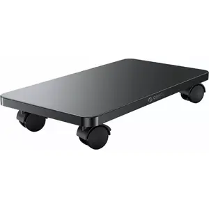 PC stand ORICO CPB6-BK-BP — steel construction with wheels for desktop chassis support