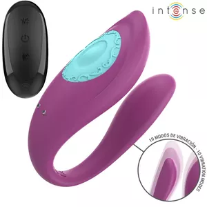 INTENSE Annie U-formas vibrators ar tālvadības pulti, silikona, violets