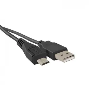 USB 2.0 kabelis QOLTEC 50521 — USB A uz Micro-USB B, 1 m, melns