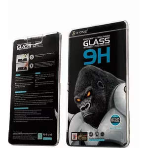 Закалённое защитное стекло Partner Tele.com X-ONE Full Cover Extra Strong Матовое для iPhone 12 Pro Max 6,7 (full glue) чёрное