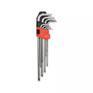 Torx atslēgu komplekts YATO YT-0512 — 9 gab., L-veida atslēgas