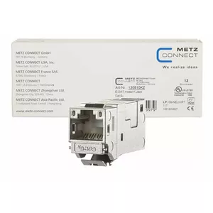 METZ CONNECT 130910KZ коннектор RJ45 Серебристый