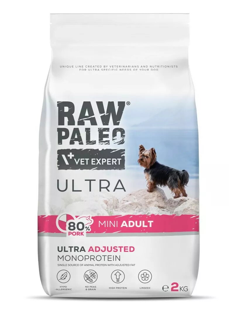 Sausa barība suņiem VETEXPERT RAW PALEO