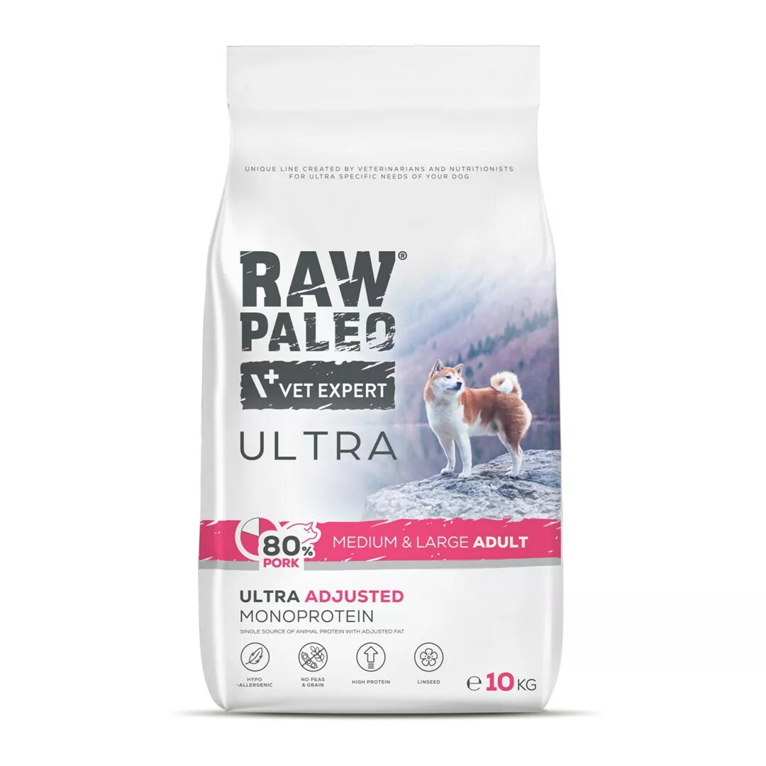 Sausais barība suņiem VETEXPERT RAW PALEO