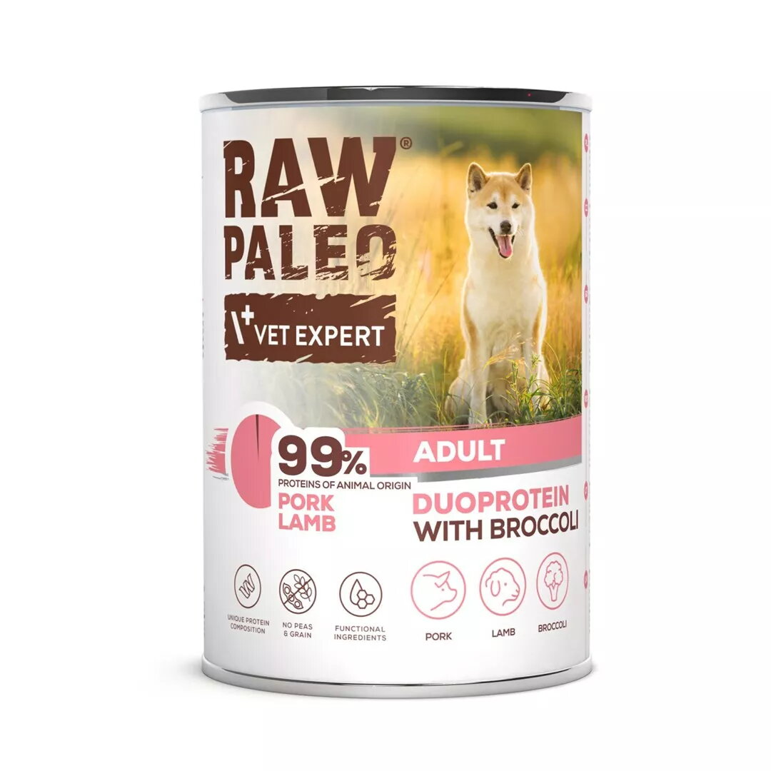 Mitrs suņu barība VETEXPERT RAW PALEO