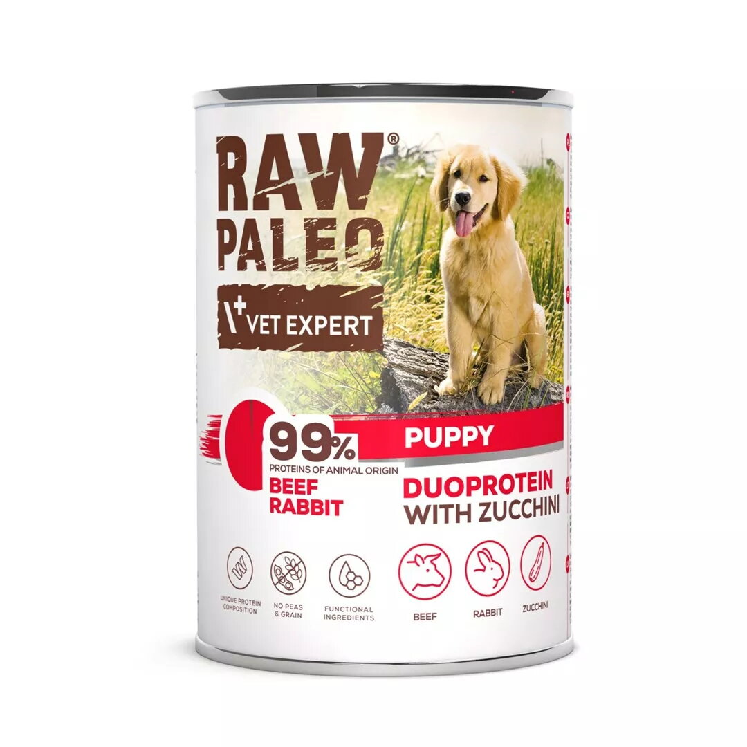 Mitras suņu barības VETEXPERT RAW PALEO