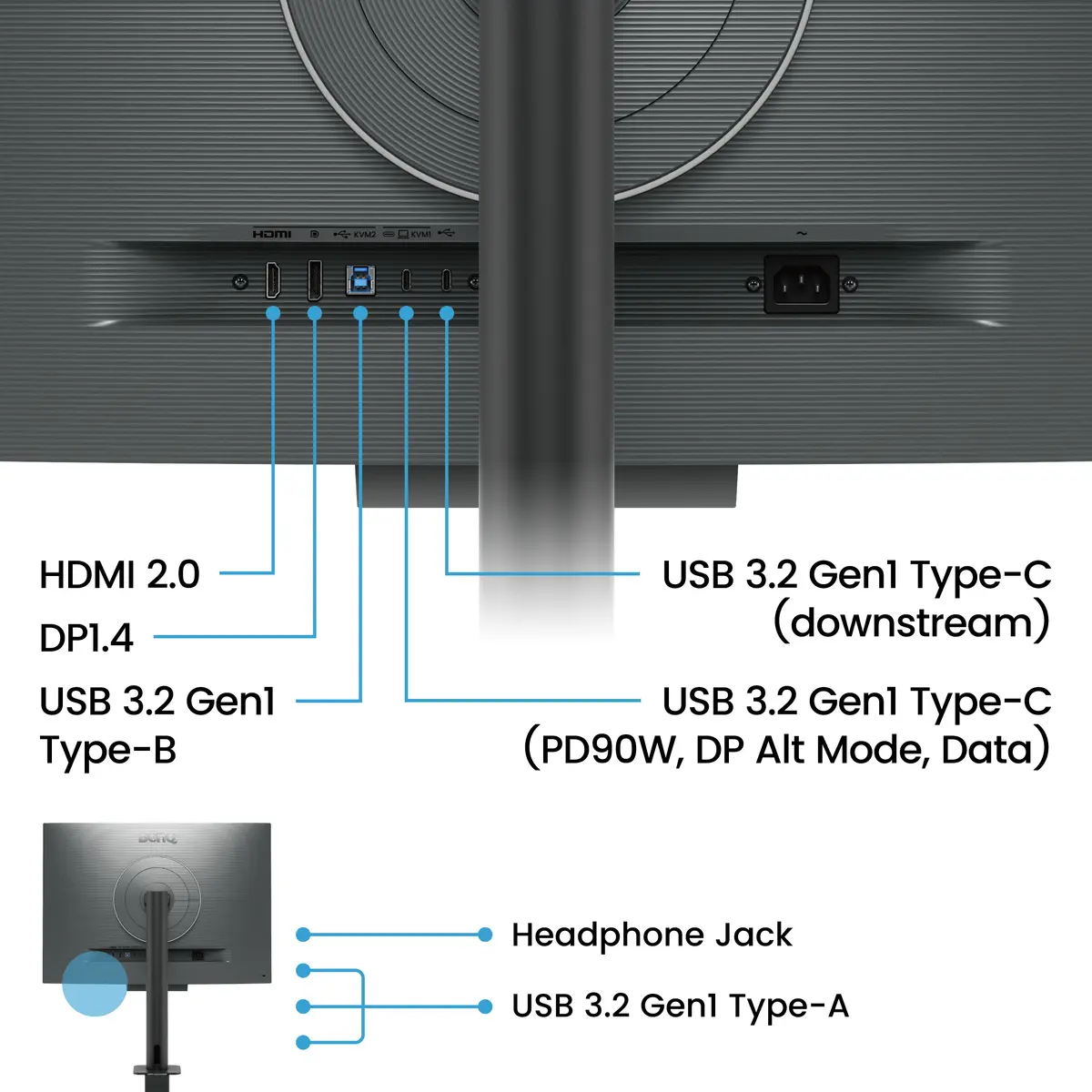 BenQ RD280UA 28.2" 4K Ultra HD монитор Photo 5