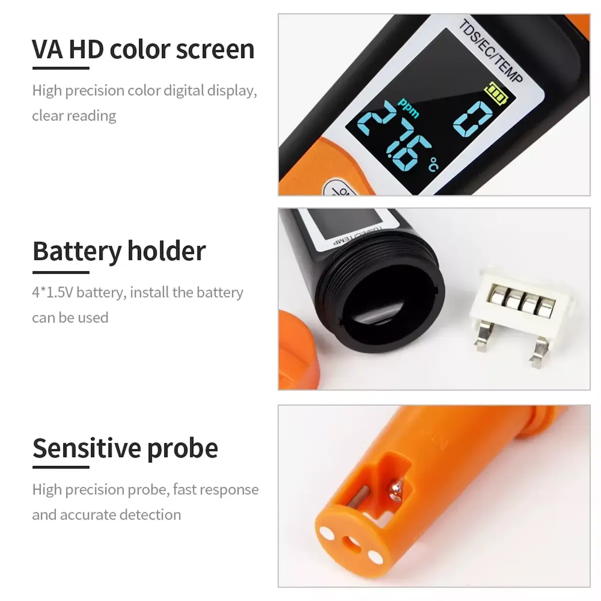 IVY MH-P3 Тестер воды и жидкостей TDS EC Темп Photo 3