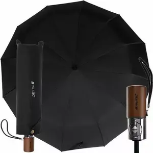 Parasol folding umbrella Malatec 19368 — 12 ribs, foldable compact design