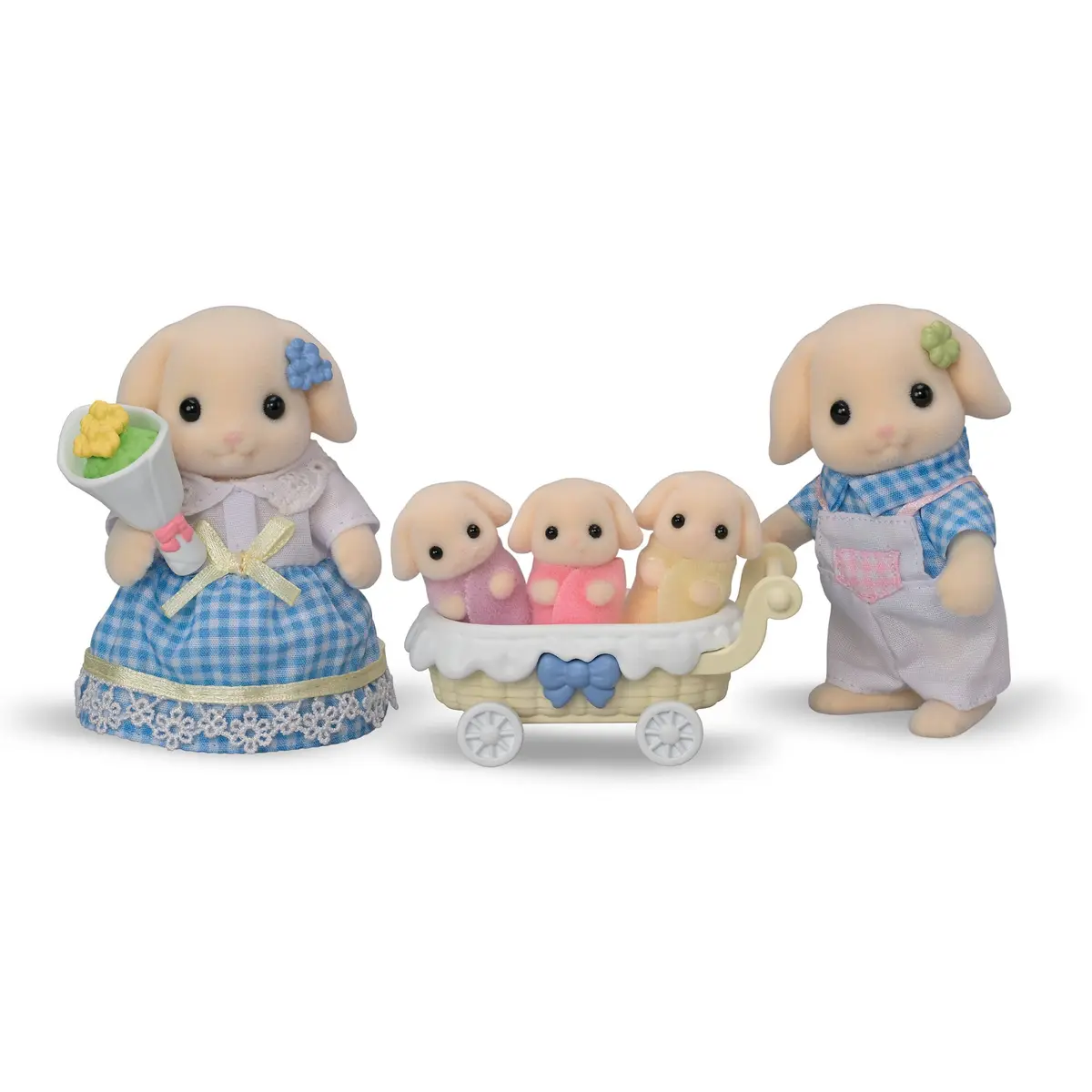 Epoch Sylvanian Families Flora Rabbit Family Photo 15
