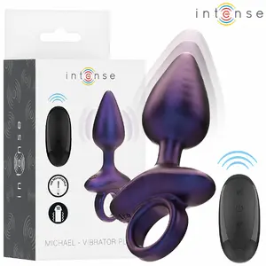 Anal Vibrator INTENSE Michael Silicone Black