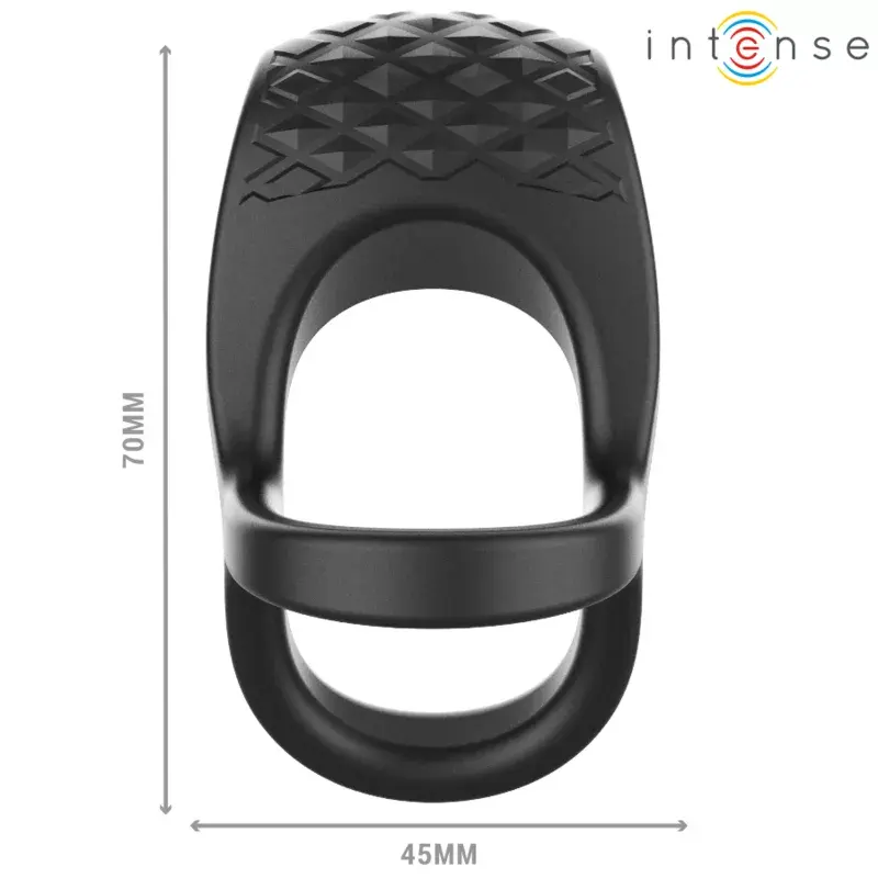 Penis Attachment INTENSE ALEX VIBRATOR DOUBLE PENIS RING Photo 5