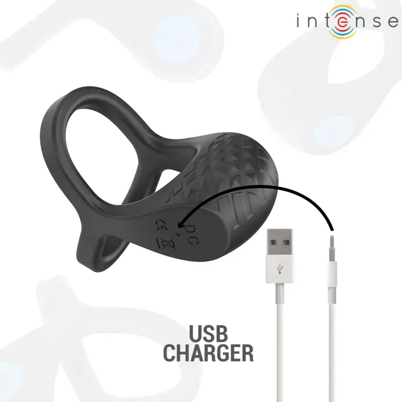 Penis Attachment INTENSE ALEX VIBRATOR DOUBLE PENIS RING Photo 6