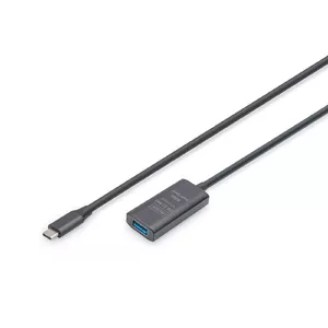 Digitus DA-73110 USB kabelis USB 3.2 Gen 1 (3.1 Gen 1) 5 m USB C USB A Melns
