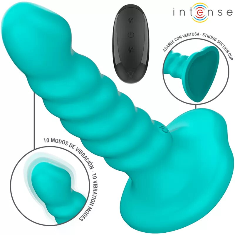 Vibrators INTENSE Silikons Zils S Spirāles