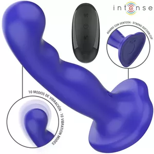 Vibrator INTENSE Silicone Blue Remote Control