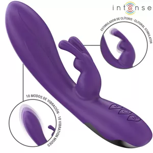 Vibrator INTENSE Randall Rabbit Silicone Purple