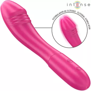 Vibrators INTENSE Silikons Rozā 19 cm Elastīgs 10 Vibrācijas