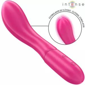 INTENSE Lisette Silikona Vibrators Rozā ar elastīgu dizainu un 10 vibrācijas režīmiem