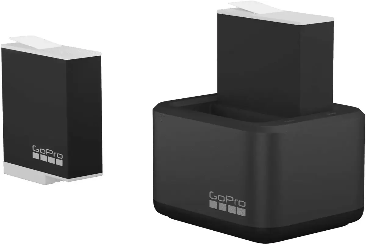 Dual Battery Charger GoPro HERO12 HERO11 HERO10 HERO9 Black Photo 2
