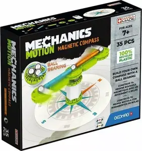Neodymium magnet toy Geomag Mechanics Motion RE Compass - multicolour, for ages 7+