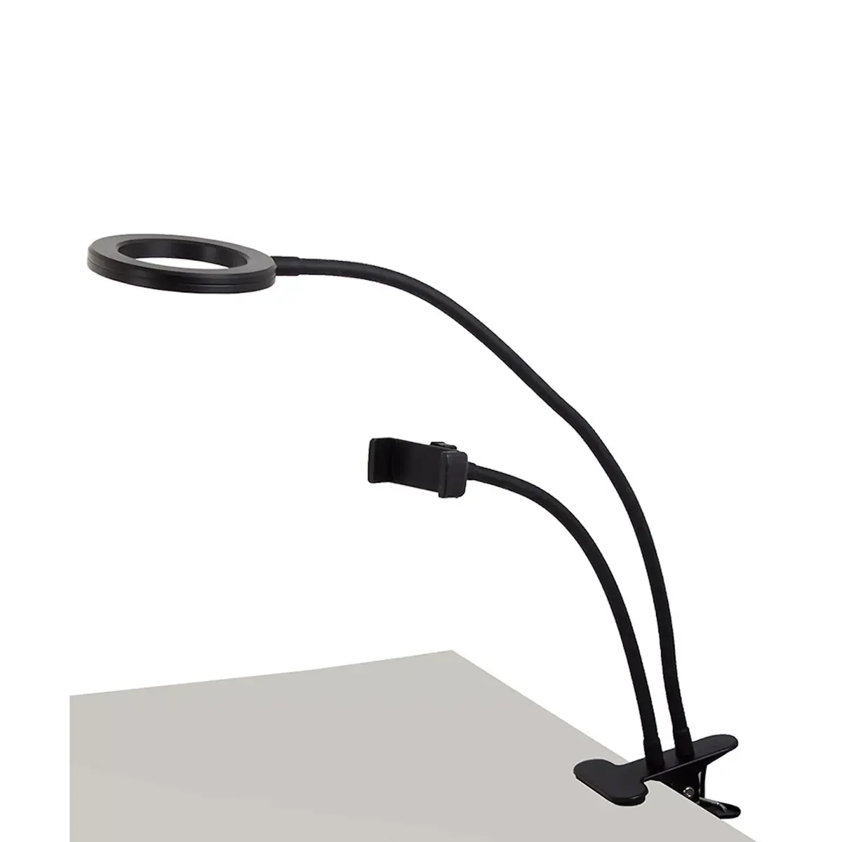 E-LIGHT TF настольный кольцевой свет 11 см с держателем Photo 5
