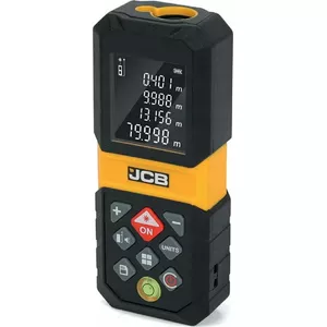 Lāzera tālmērs JCB JCB-LDM-80 — 80 m darbības attālums, Li‑Ion akumulators, USB‑C uzlāde
