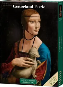 Puzle Smarton 1000 gab. — Leonardo da Vinci «Sieviete ar ērkšķi», mākslas izdevums