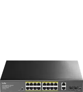 Cudy GS1018PS2 16+2 Port PoE+ Switch with SFP — 16 PoE+ Ports, 2 SFP Uplink