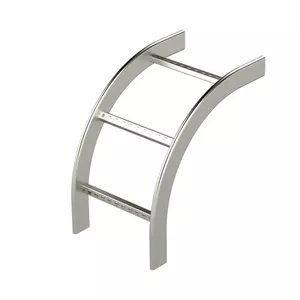 MEKA KSV-300 Vertical Ladder Angle, R=300, Hot-Dip Galvanized