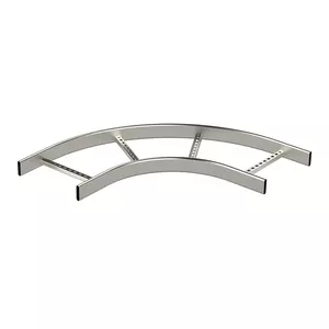 Угловой элемент кабельной лестницы MEKA KS90-400 90°, R=300, горячее цинкование