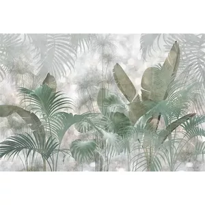 Wall Mural KOMAR PHOTOMURAL ON NON-WOVEN PAILLETTES TROPI — non-woven sequin-effect decorative wallpaper