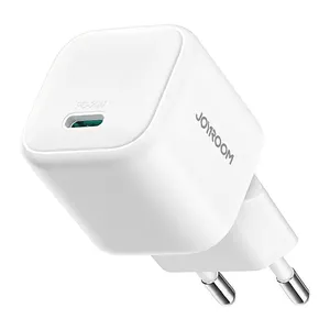 Сетевое зарядное устройство Joyroom GaN Mini 20W JR-TCG08 (белое) — компактный USB адаптер питания