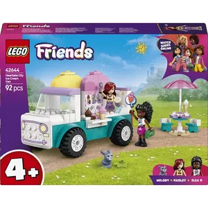 Игровой фургон LEGO Friends 42644 Heartlake City Ice Cream Van, 92 детали, 2 минифигурки, 80×70×130 мм