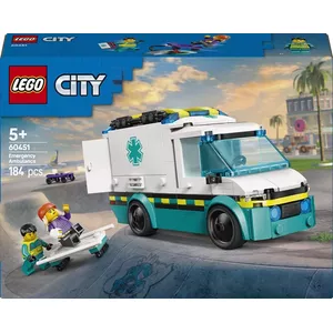 LEGO ambulance set LEGO 60451 with minifigures and medical accessories