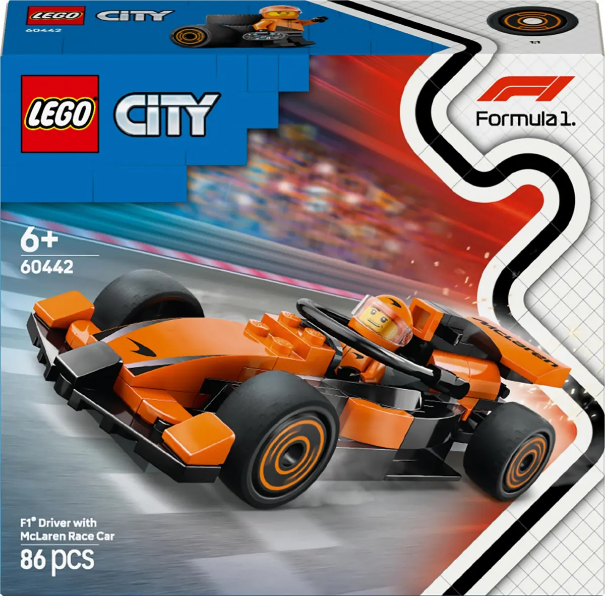 LEGO City F1 Racer McLaren Racing Car 60442 Photo 2