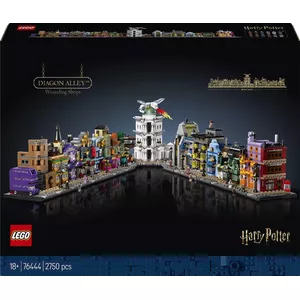 LEGO Harry Potter modular playset 76444 Diagon Alley Wizarding Shops, 2750 pieces, 18+