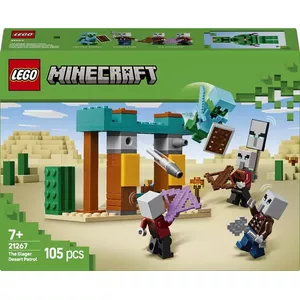 LEGO building set The Illager Desert Patrol 21267 – Minecraft playset, 105 pieces, 4 minifigures, 80×60×110 mm