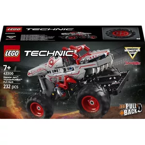 Pull-back drive toy vehicle LEGO Technic Monster Jam ThunderROARus 42200, 232 pieces, for ages 7+