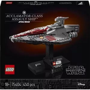 LEGO Star Wars Acclamator-class Assault Ship set 75404 — building kit, 450 pieces, display model 130×150×230 mm