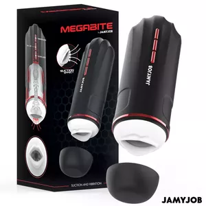 Masturbators JAMYJOB Silikons Melns