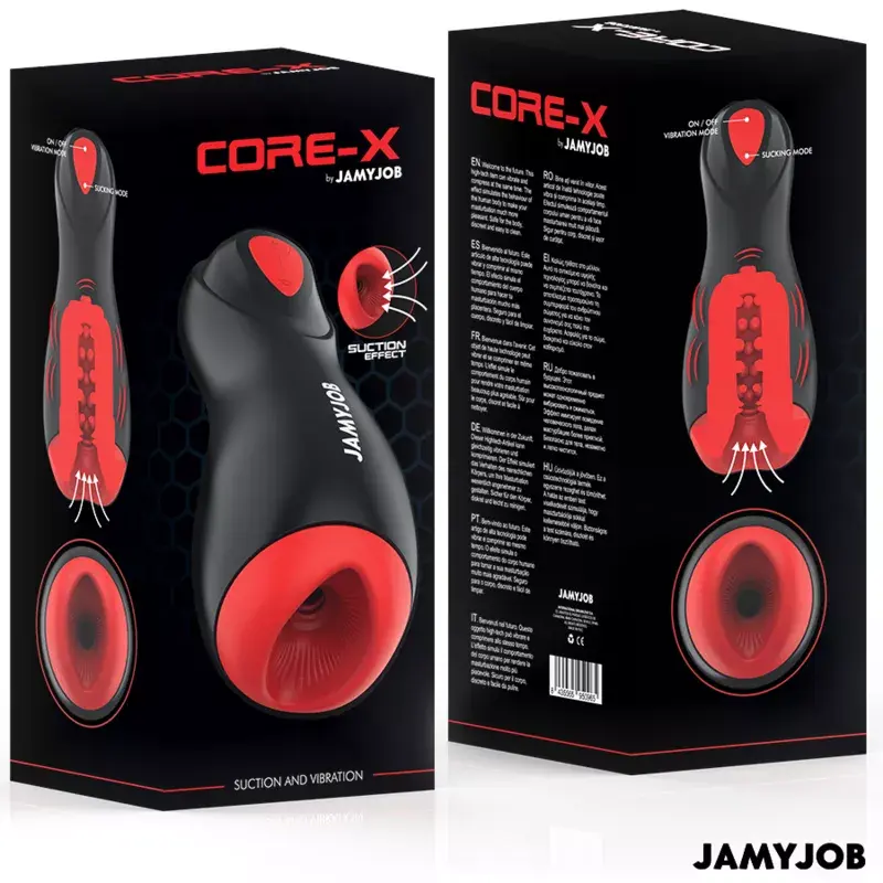Мастурбатор JAMYJOB Silicone Black — автоматический, 5 режимов Photo 7