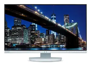Компьютерный монитор Sharp MultiSync EA272Q 68.6 см (27") 2560 x 1440 пикселей ЖК Белый VESA Регулировка высоты